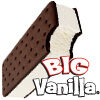 Big Vanilla Ice cream Sandwich