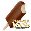 Homemade Vanilla Ice Cream Bar