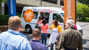 Progressive ice cream truck marketing