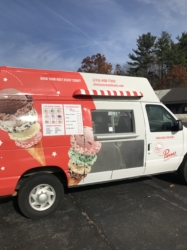 An ice cream truck.