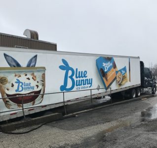 Blue Bunny Ice Cream Decal